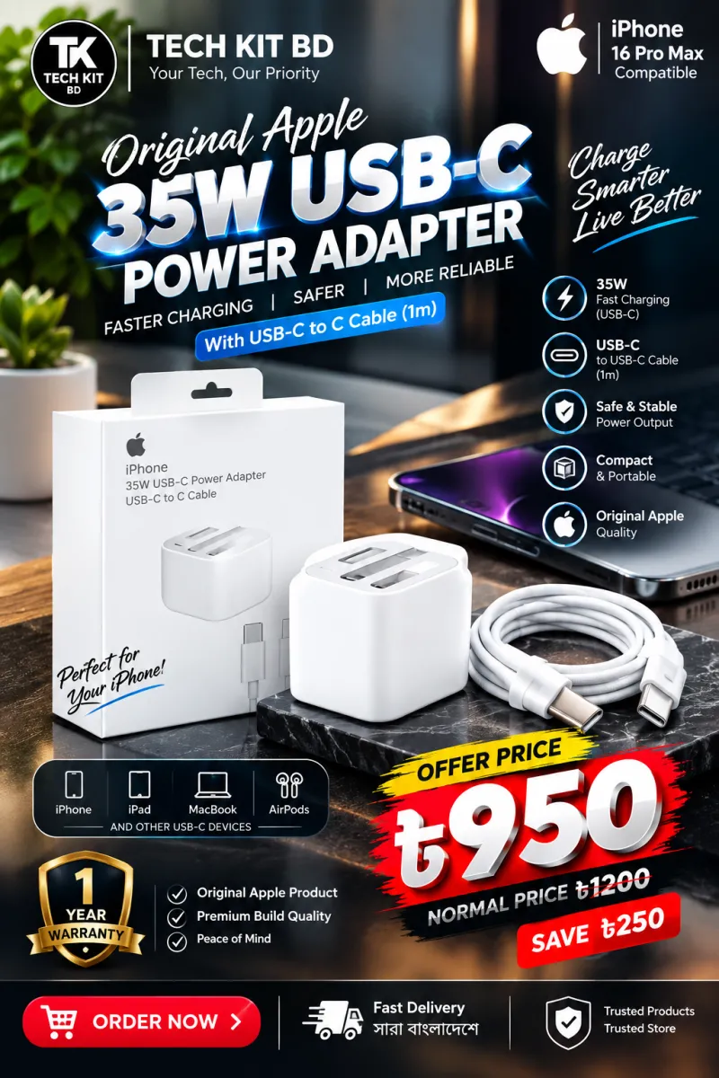 16 pro max USB-C charger 35w 