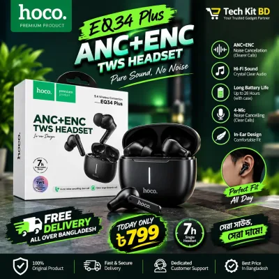 HOCO EQ34 Plus True Wireless Earbuds